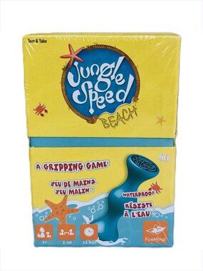 Jungle Speed Beach Edition Waterproof Gripping Game New in Box